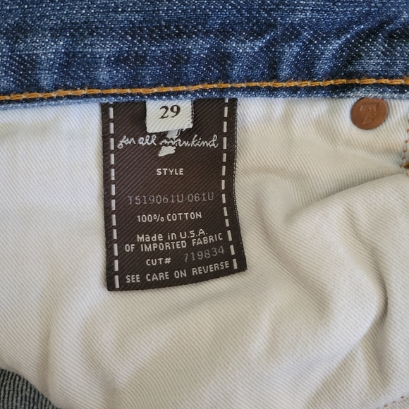 7 for all mankind standard fit size 29 - Picture 4 of 4